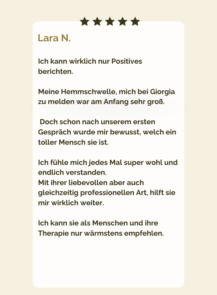 Rezension an Giorgia Nebuloni